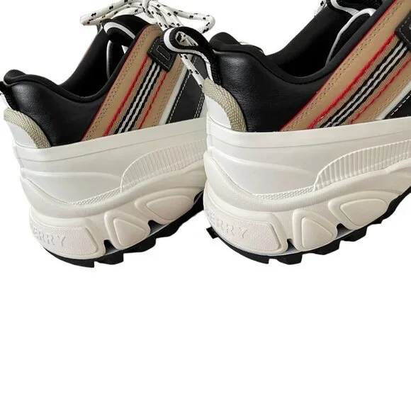 Burberry Arthur M Story White Icon Stripe Mens Sneakers, 43, 8048548 - Picture 6 of 13